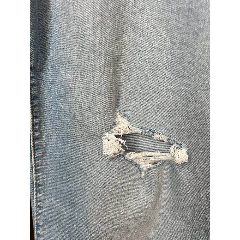Levi Strauss Levi's High Rise Wide Leg Ankle Jeans Light Wash Denim Size 30 NEW - Picture 8 of 16
